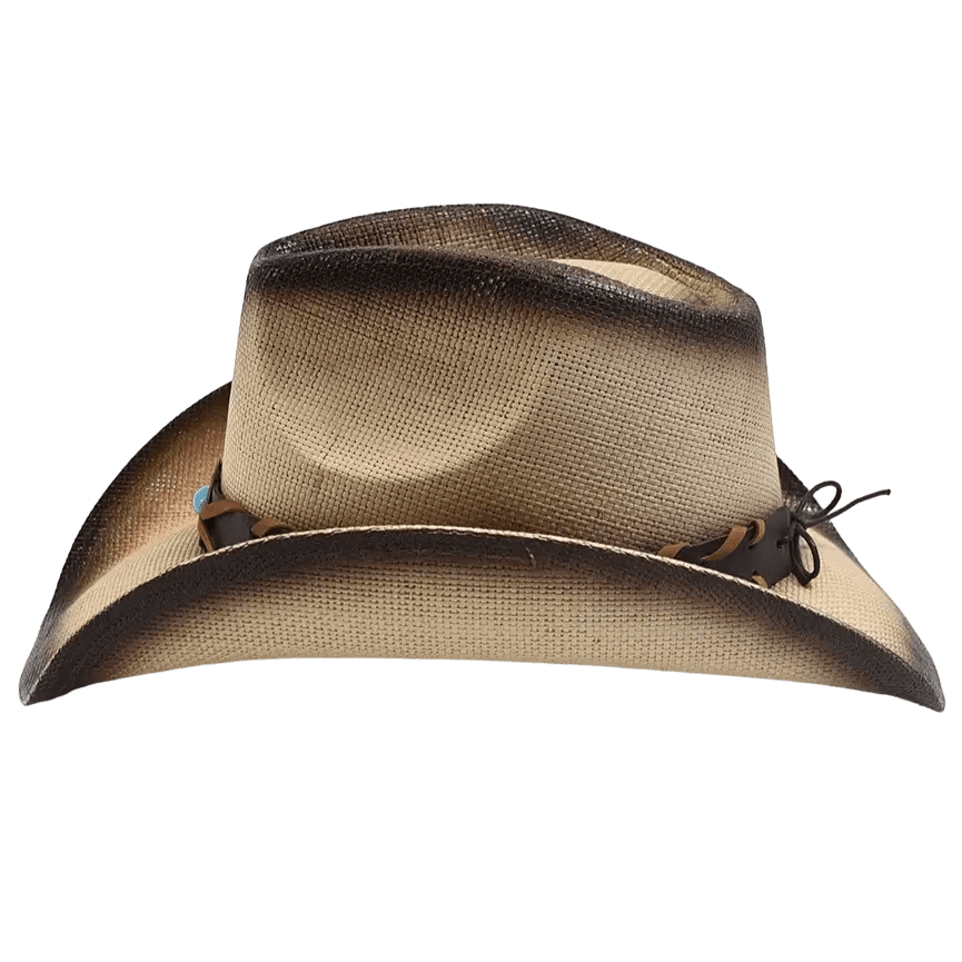 Chapeau Cowboy Classique Unisexe - Large Bord En Feutre, Bandeau Taureau - Pour Hommes Et Femmes, Rodéo, Western